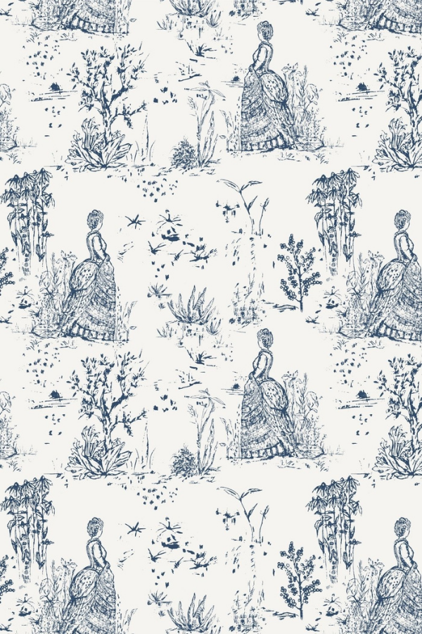 victorian toile pattern